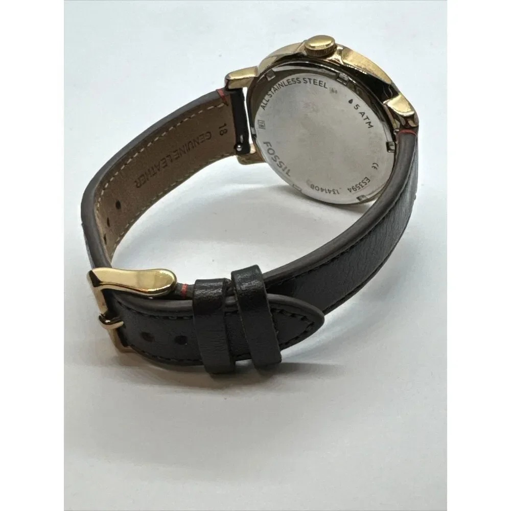 Fossil Chelsey ES3594 Women's Brown Leather Analogue Dial Quartz Watch JNA364